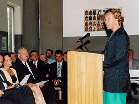 Entlassung der Abiturienten 2002