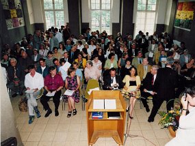 Entlassung der Abiturienten 2002