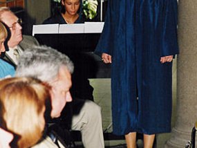 Entlassung der Abiturienten 2002