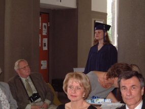 Entlassung der Abiturienten 2002