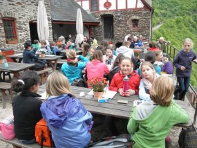 Die Rast nach der Führung