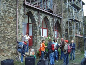 Klassenfahrt der 5a zur Burg Bischofstein