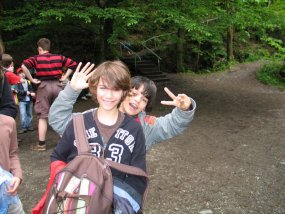 Klassenfahrt der 5a zur Burg Bischofstein