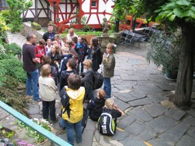 Klassenfahrt der 5a zur Burg Bischofstein