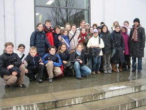 Die Klasse 5b im Museum am Fachtag 2005