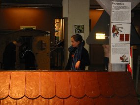 Die Klasse 5b im Museum am Fachtag 2005