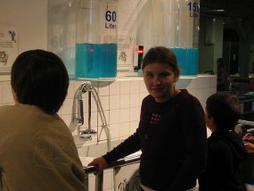 Die Klasse 5b im Museum am Fachtag 2005