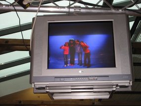 Die Klasse 5b im Museum am Fachtag 2005