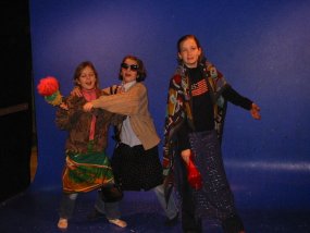 Die Klasse 5b im Museum am Fachtag 2005