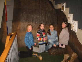 Die Klasse 5b im Museum am Fachtag 2005