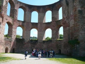 5b auf Klassenfahrt zur Burg Bischofstein