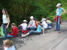 Klassenfahrt der 6a zur Burg Bischofsetin