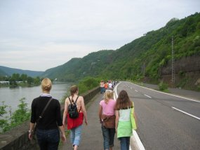 Klassenfahrt der 6a zur Burg Bischofsetin