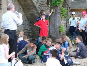 Klassenfahrt der 6c zur Burg Bischofstein