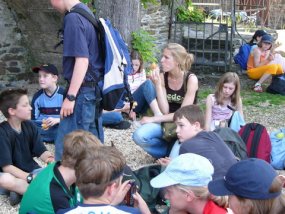 Klassenfahrt der 6c zur Burg Bischofstein