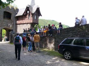 Klassenfahrt der 6c zur Burg Bischofstein