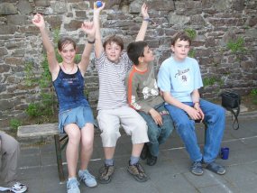 Klassenfahrt der 6c zur Burg Bischofstein