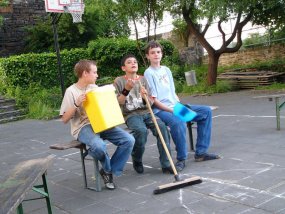 Klassenfahrt der 6c zur Burg Bischofstein