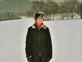 Die Klasse 5a am Fachtag 2003 im Wintersportgebiet